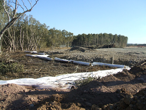 Geosynthetics ในงานเหมืองแร่ แอปพลิเคชัน ตัวกรองนอนวูฟเวนและการแยก Geotextile